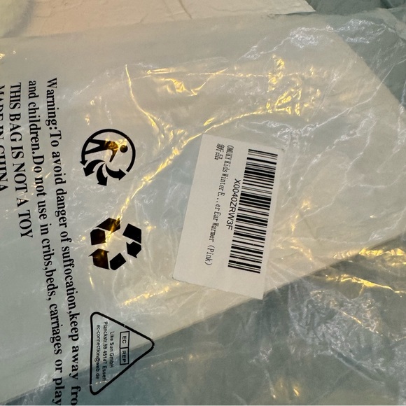 New Kids Winter Earmuff , Pink, Soft Warm Plush Ear Covers for Children Cold - Picture 5 of 5